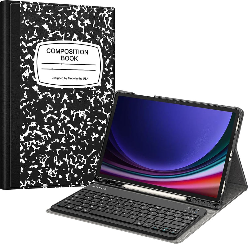 Galaxy Tab S9 Plus (2023) Keyboard Case w/ S Pen Holder | Fintie