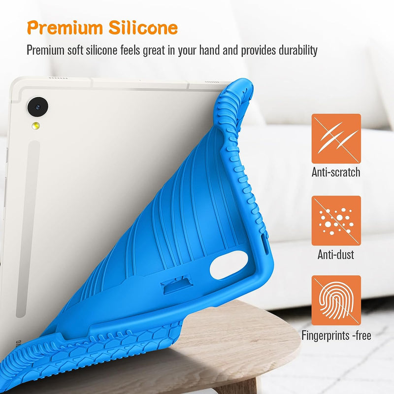 Galaxy Tab S9 11-inch Silicone Case [S Pen Holder] | Fintie