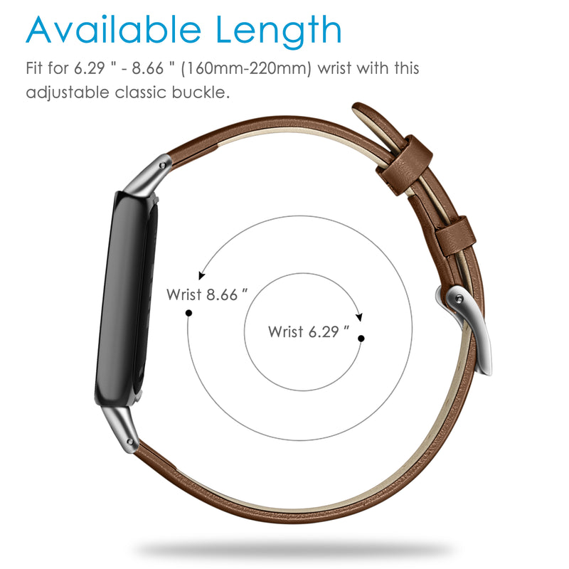 Fitbit Luxe Genuine Leather Band | Fintie