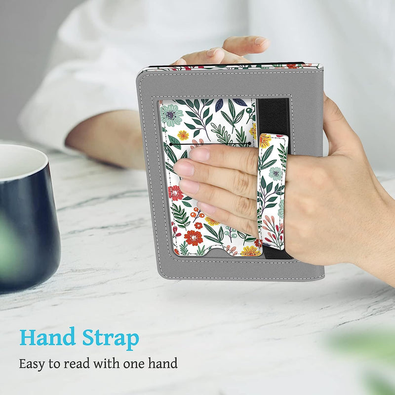 Kindle Paperwhite (11th Gen 2021) Sleeve Case with Foldable Stand and Hand Strap | Fintie