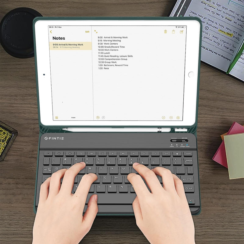 iPad 9th Gen (2021) / iPad 8th Gen / iPad 7th Gen 10.2-Inch Keyboard Case | Fintie