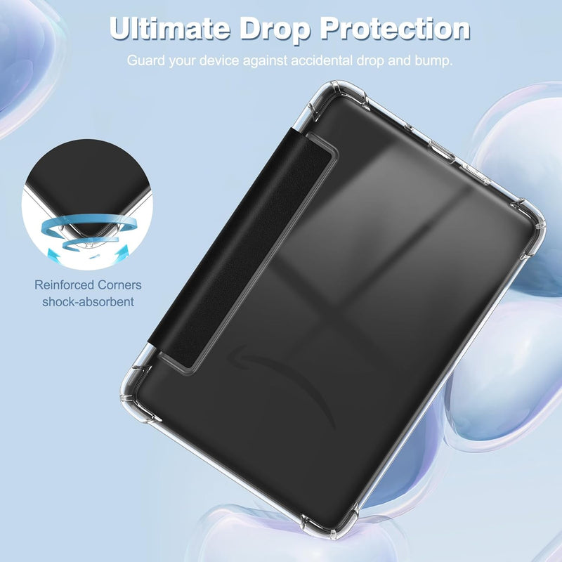 6-Inch Kindle (11th Gen 2024/2022) Slim Case Clear TPU Back Cover | Fintie