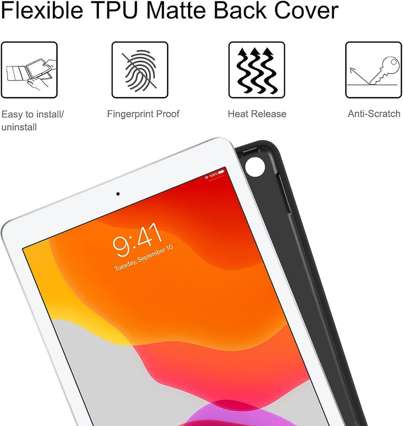 iPad 9th Gen (2021) / iPad 8th Gen / iPad 7th Gen 10.2-Inch Keyboard Case | Fintie