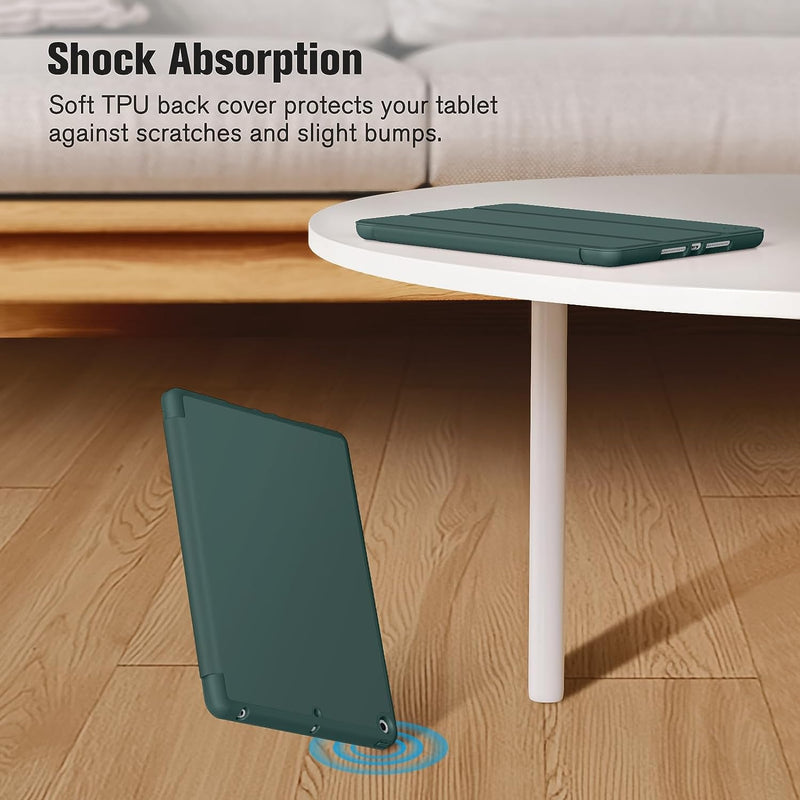iPad 9th Gen (2021) / iPad 8th Gen/ iPad 7th Gen Soft TPU Stand Back Case | Fintie