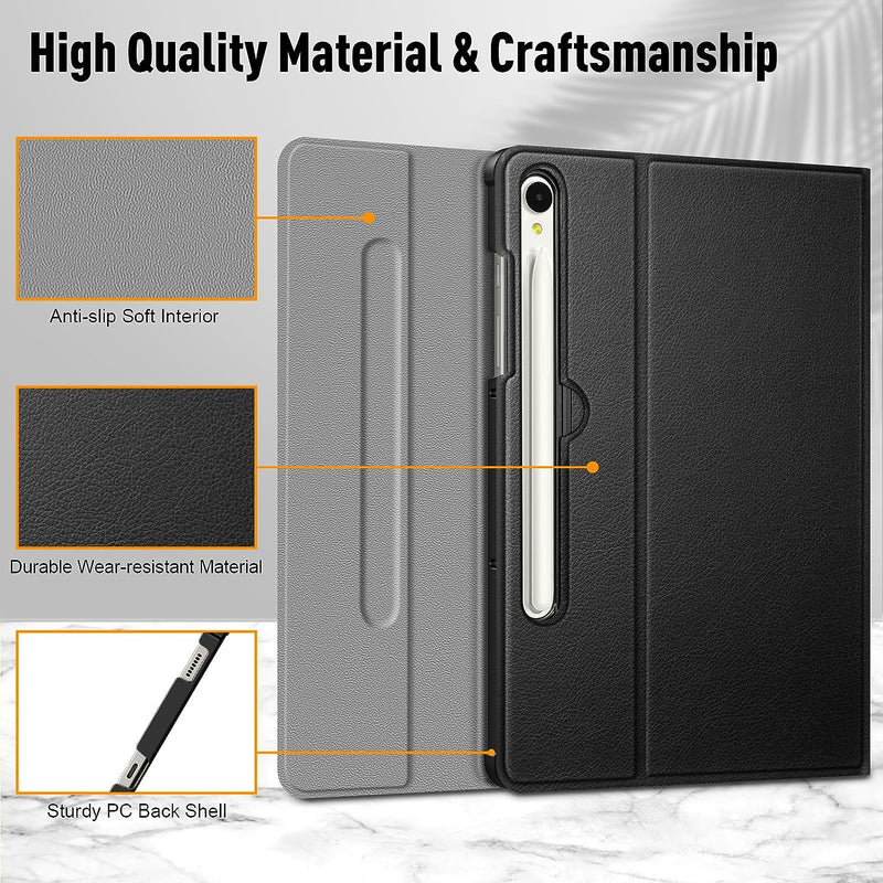 Galaxy Tab S9 11-inch Slim Case with Bluetooth Keyboard | Fintie