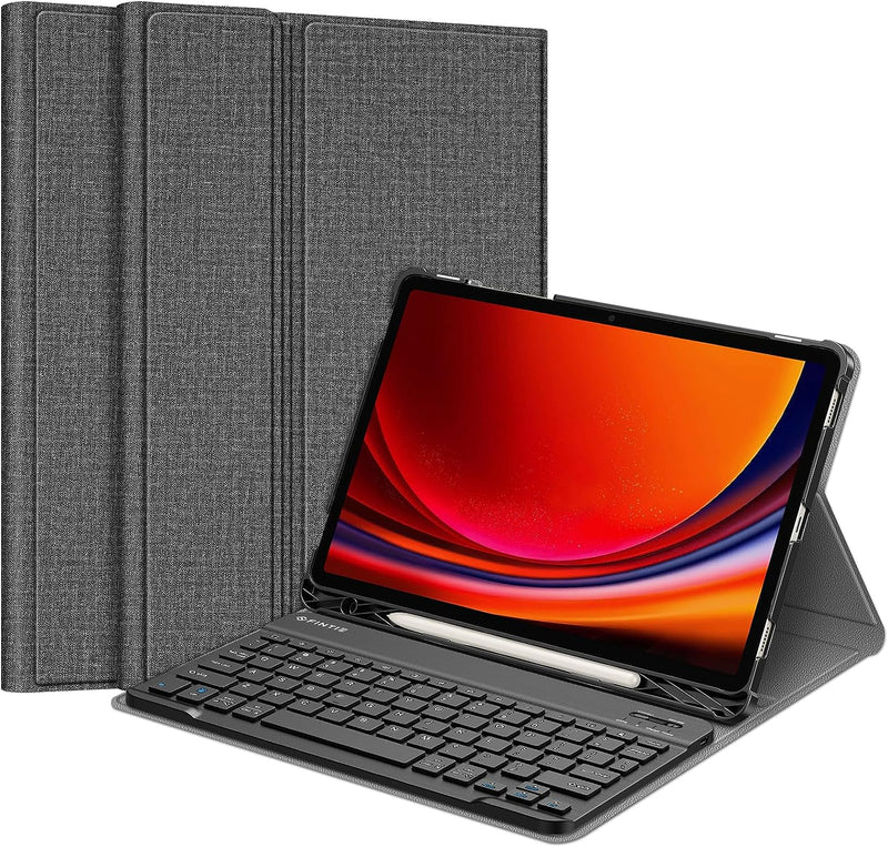 Galaxy Tab S9 11-inch Slim Case with Bluetooth Keyboard | Fintie