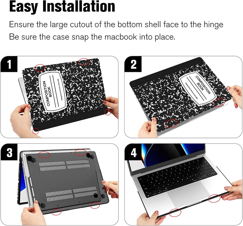 MacBook Pro 14-Inch (2024/2023/2021) Hard Shell Case | Fintie