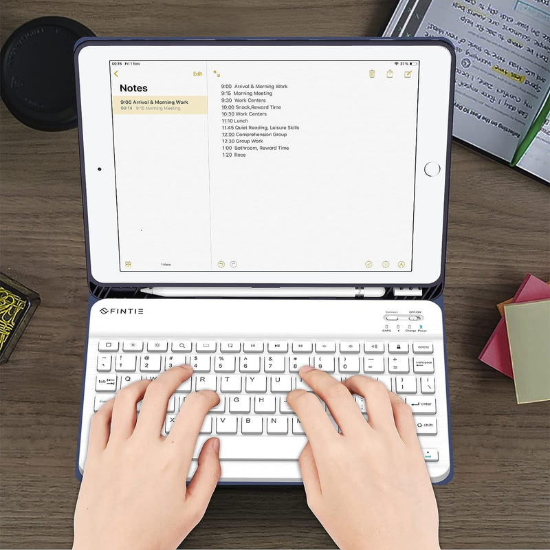 iPad 9th Gen (2021) / iPad 8th Gen / iPad 7th Gen 10.2-Inch Keyboard Case | Fintie