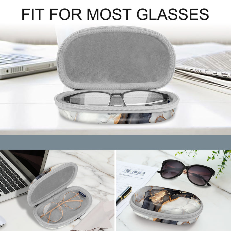 Zipper Eyeglasses Case with Carabiner | Fintie