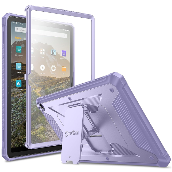 Fire Max 11 Tablet (13th Gen, 2023) Tuatara Kickstand Case with Screen Protector | Fintie