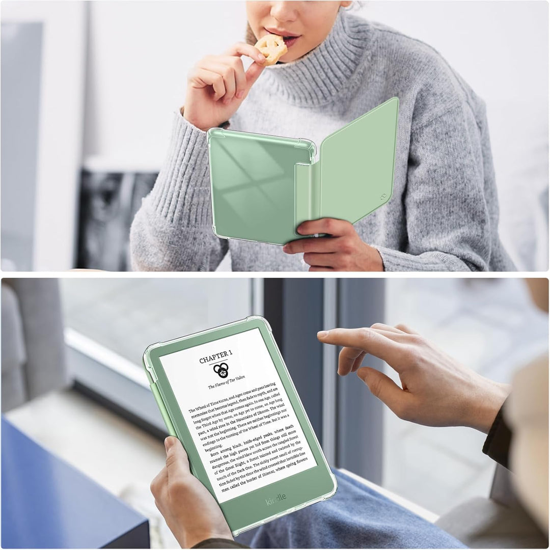 Kindle 11th Gen (2024/2022) 6-Inch Slim Case w/Clear TPU Back