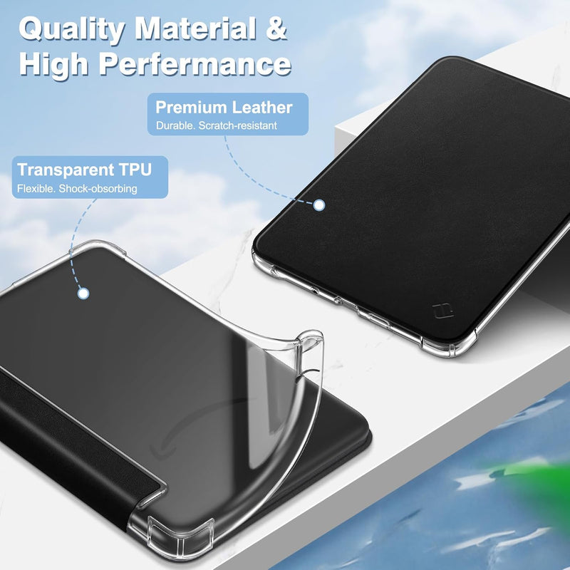 6-Inch Kindle (11th Gen 2024/2022) Slim Case Clear TPU Back Cover | Fintie