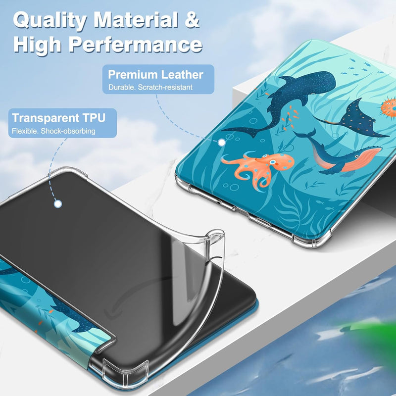 6-Inch Kindle (11th Gen 2024/2022) Slim Case Clear TPU Back Cover | Fintie
