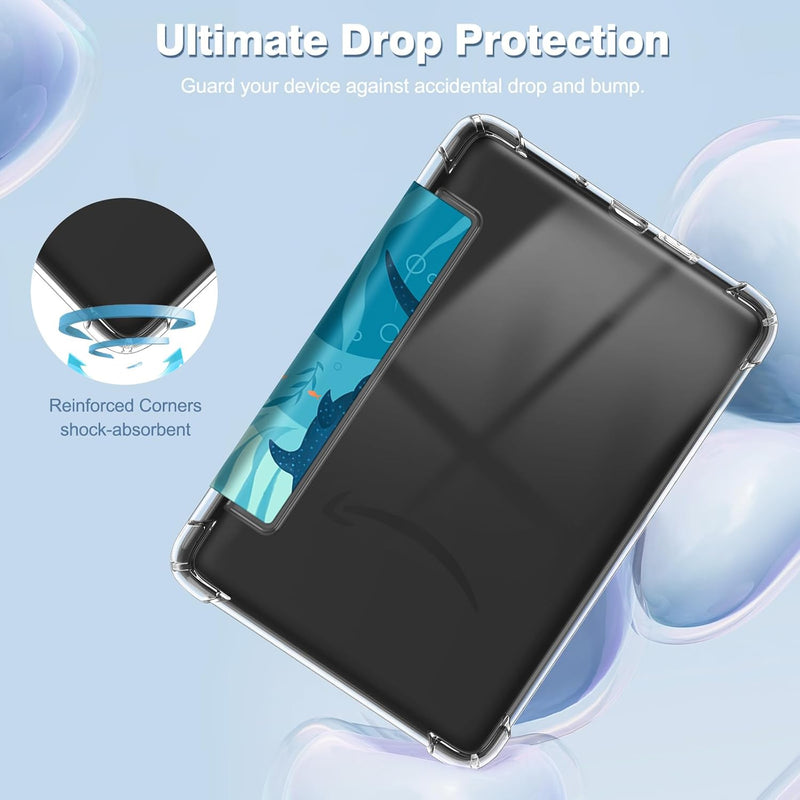 6-Inch Kindle (11th Gen 2024/2022) Slim Case Clear TPU Back Cover | Fintie