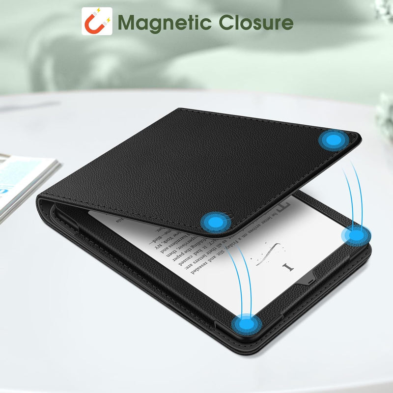 Flip Case for Kindle Paperwhite 7"/6.8" (12th/11th Gen) and Kindle Colorsoft [Vertical Stand Cover] | Fintie