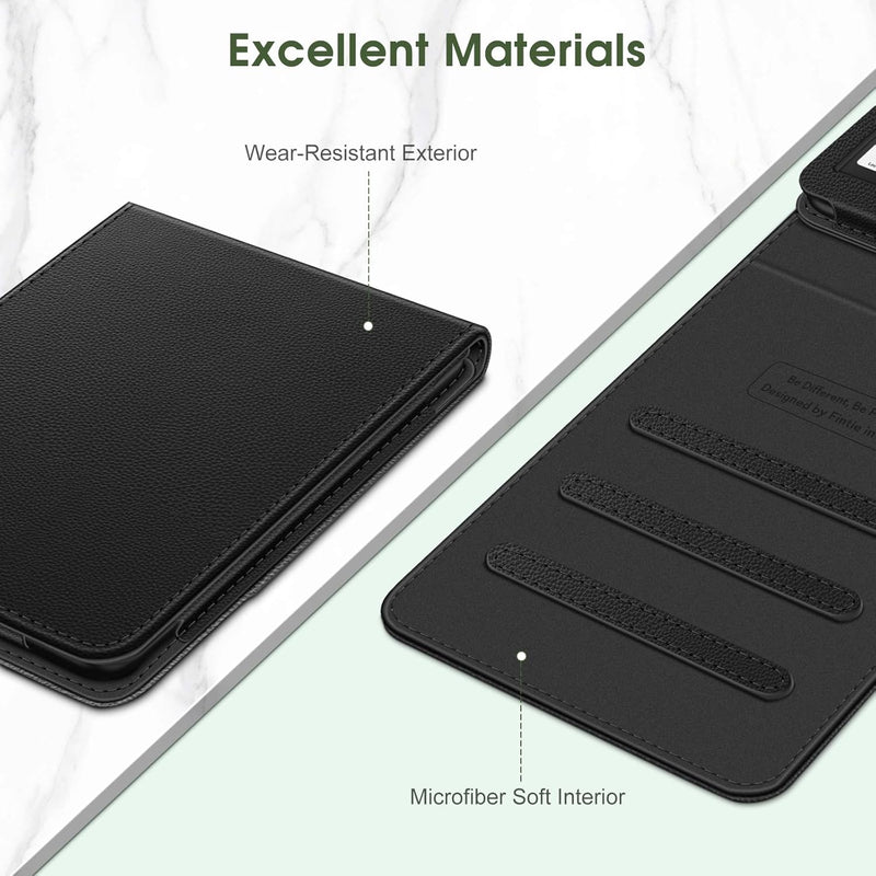 Flip Case for Kindle Paperwhite 7"/6.8" (12th/11th Gen) and Kindle Colorsoft [Vertical Stand Cover] | Fintie