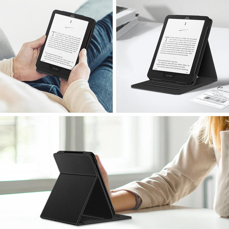 Flip Case for Kindle Paperwhite 7"/6.8" (12th/11th Gen) and Kindle Colorsoft [Vertical Stand Cover] | Fintie