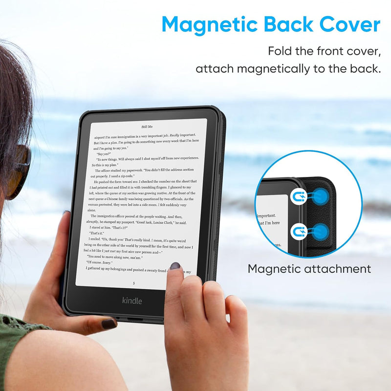 7" Kindle Paperwhite 2024/Kindle Colorsoft Trifold Stand Cover [Auto-Wake/Sleep] | Fintie
