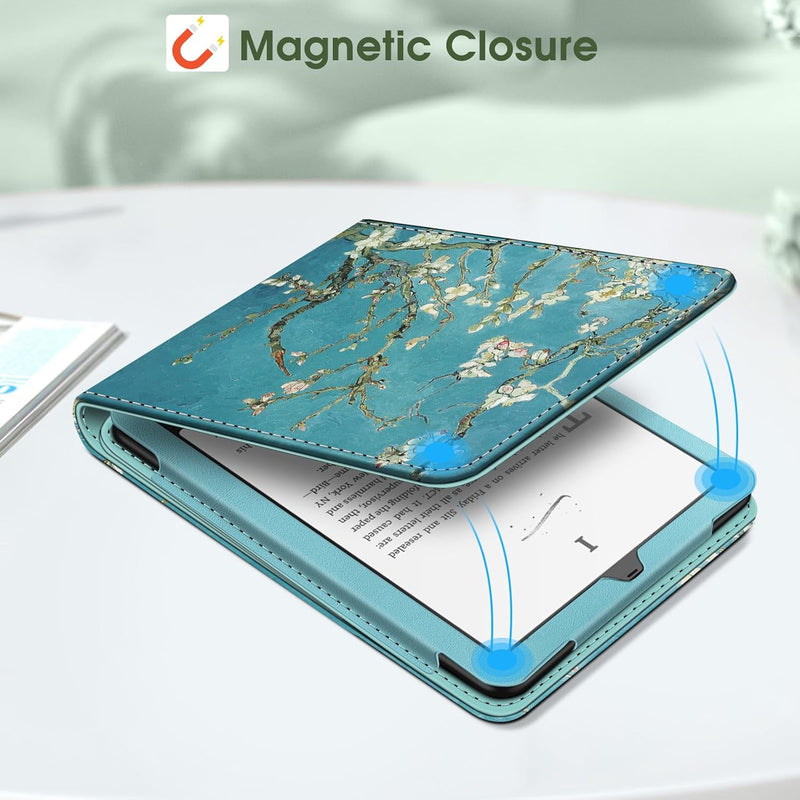 Flip Case for Kindle Paperwhite 7"/6.8" (12th/11th Gen) and Kindle Colorsoft [Vertical Stand Cover] | Fintie