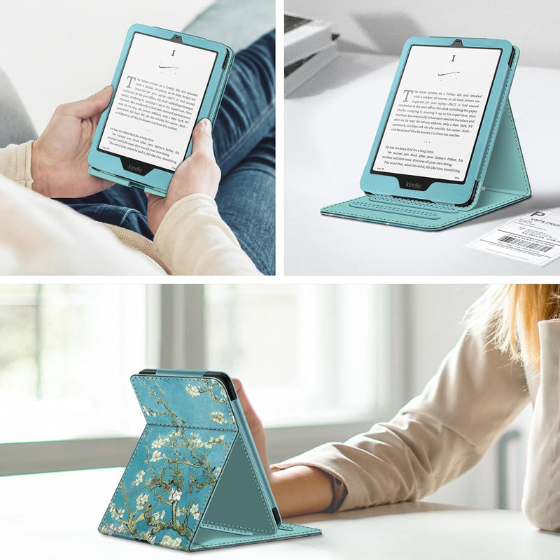 Flip Case for Kindle Paperwhite 7"/6.8" (12th/11th Gen) and Kindle Colorsoft [Vertical Stand Cover] | Fintie