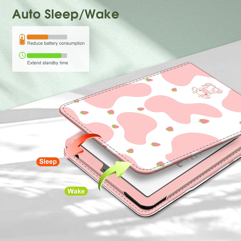Flip Case for Kindle Paperwhite 7"/6.8" (12th/11th Gen) and Kindle Colorsoft [Vertical Stand Cover] | Fintie