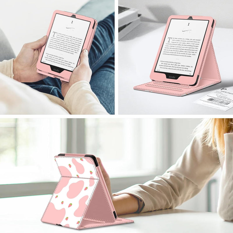 Flip Case for Kindle Paperwhite 7"/6.8" (12th/11th Gen) and Kindle Colorsoft [Vertical Stand Cover] | Fintie