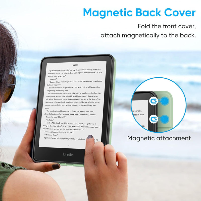 7" Kindle Paperwhite 2024/Kindle Colorsoft Trifold Stand Cover [Auto-Wake/Sleep] | Fintie
