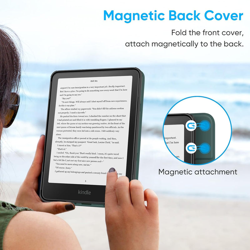 7" Kindle Paperwhite 2024/Kindle Colorsoft Trifold Stand Cover [Auto-Wake/Sleep] | Fintie