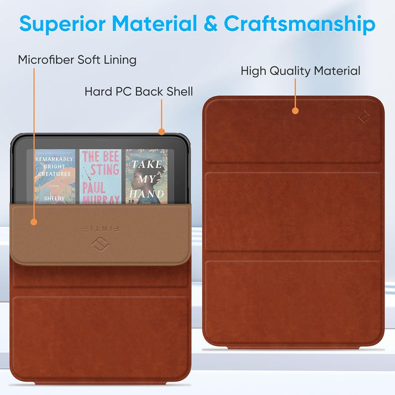 7" Kindle Paperwhite 2024/Kindle Colorsoft Trifold Stand Cover [Auto-Wake/Sleep] | Fintie
