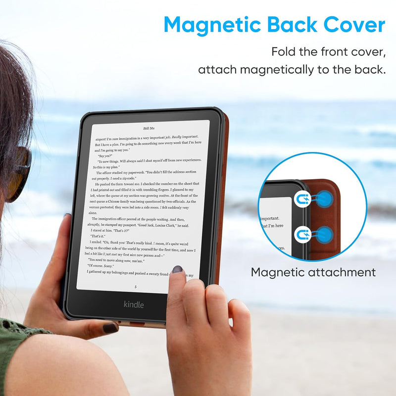 7" Kindle Paperwhite 2024/Kindle Colorsoft Trifold Stand Cover [Auto-Wake/Sleep] | Fintie