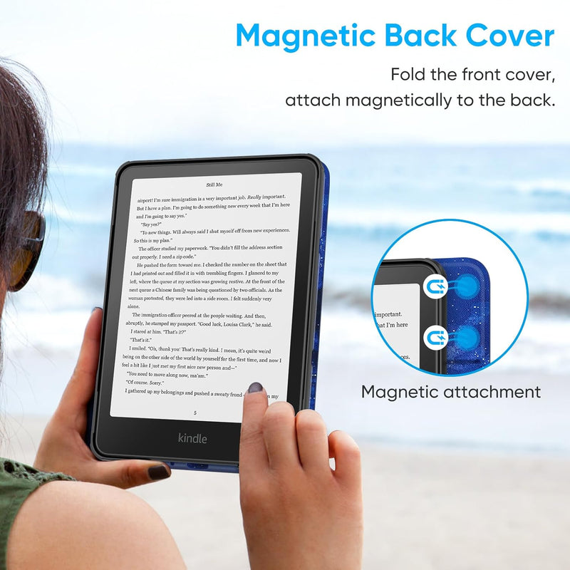 7" Kindle Paperwhite 2024/Kindle Colorsoft Trifold Stand Cover [Auto-Wake/Sleep] | Fintie