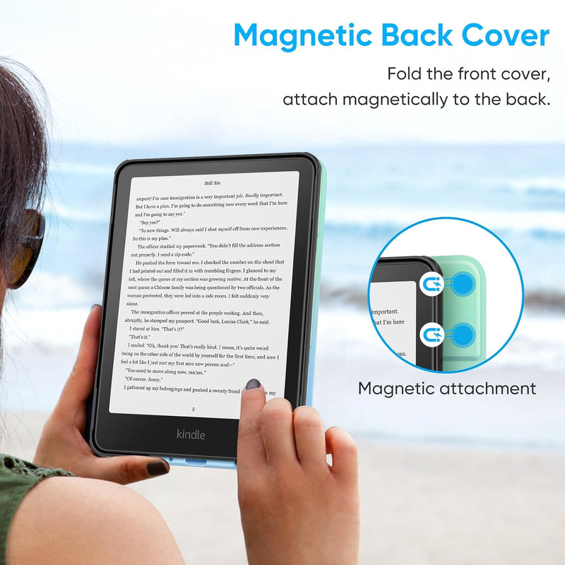 7" Kindle Paperwhite 2024/Kindle Colorsoft Trifold Stand Cover [Auto-Wake/Sleep] | Fintie