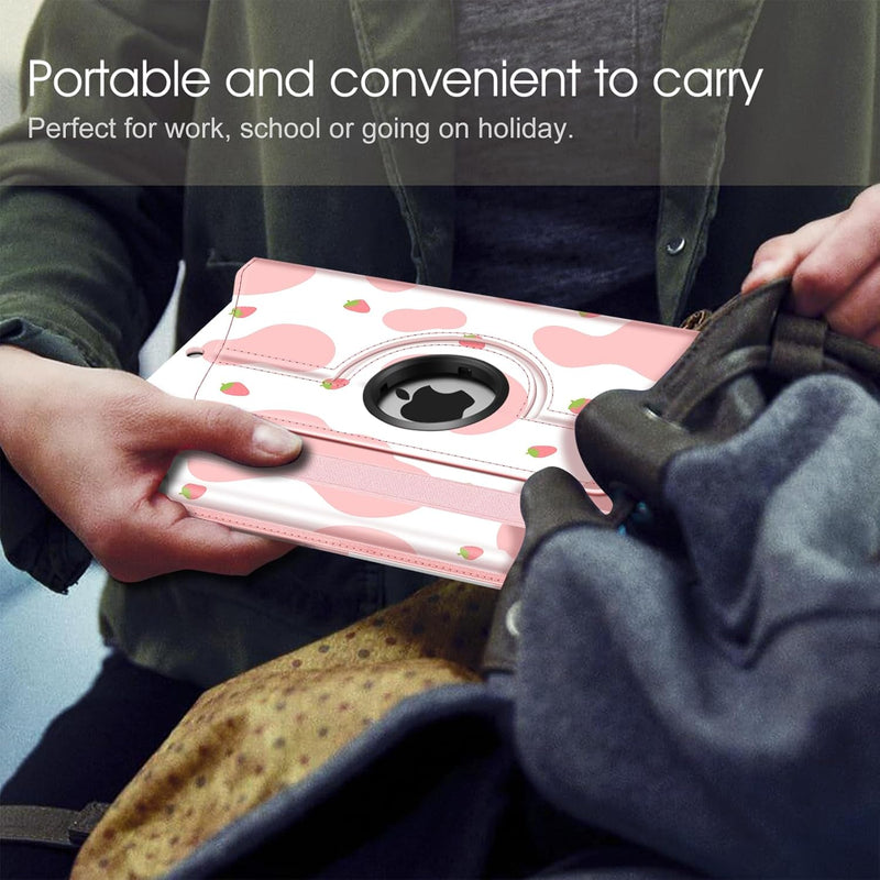 iPad 9th Gen / iPad 8th/7th Gen 360-Degree Rotating Case with Pencil Holder | Fintie