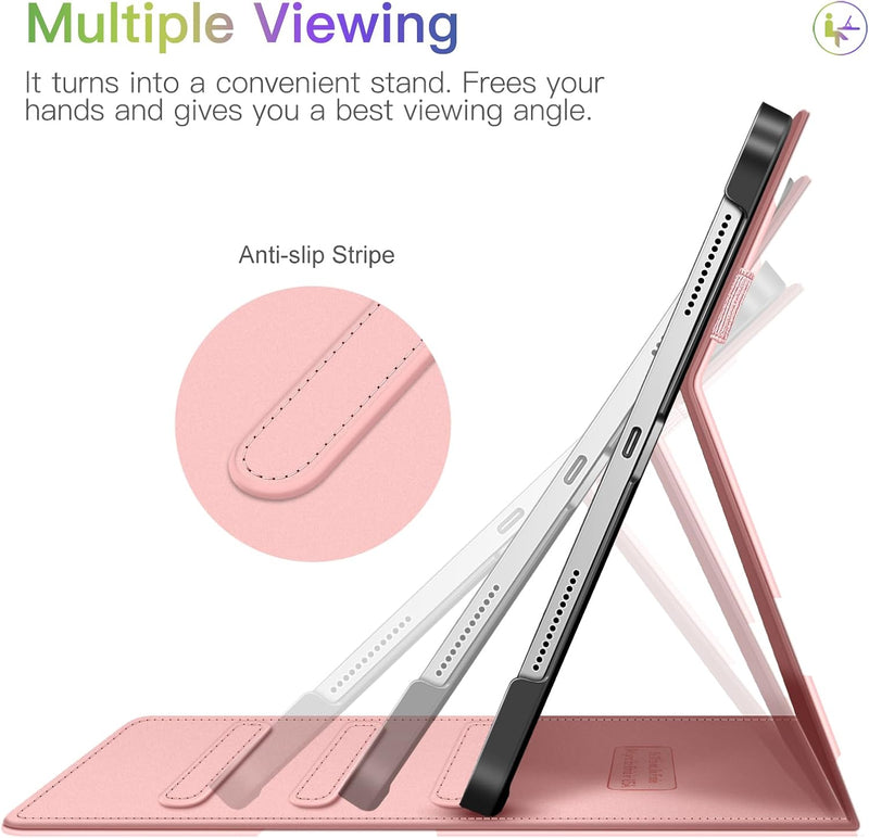 iPad Air 11" (M3 2025, M2 2024)/ iPad Air 5th/4th Gen (10.9") Multi-Angle Viewing Case | Fintie