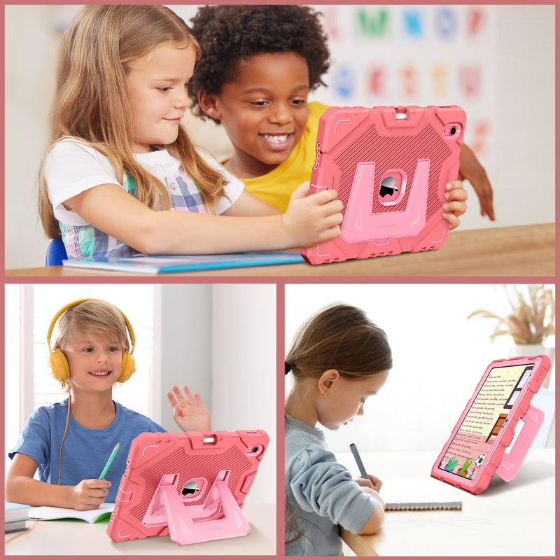 iPad A16 Chip 11-inch 2025/iPad 10th Gen 10.9-inch [3-Layer] Rugged Kid Case with Kickstand | Fintie