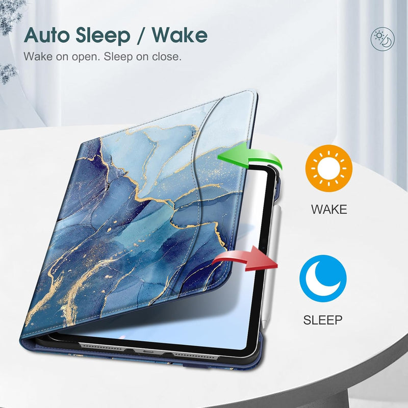 Fintie ipad pro 11 inch 2024 case wakes ipad by opening the front lid