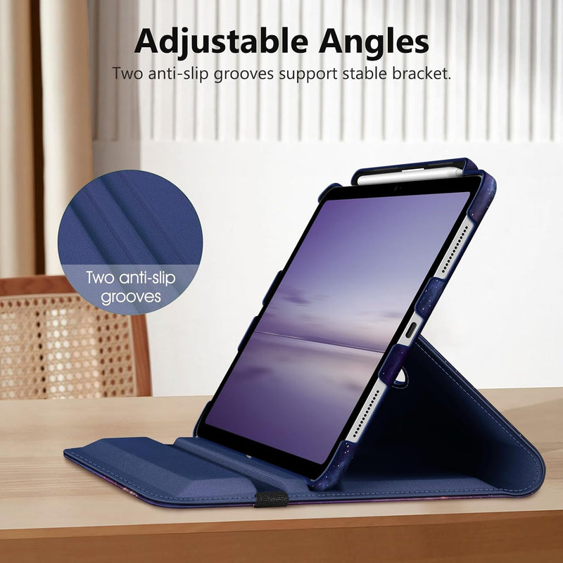 iPad Pro 11-inch 2024 (M4 chip) 360-Degree Swiveling Stand Case | Fintie