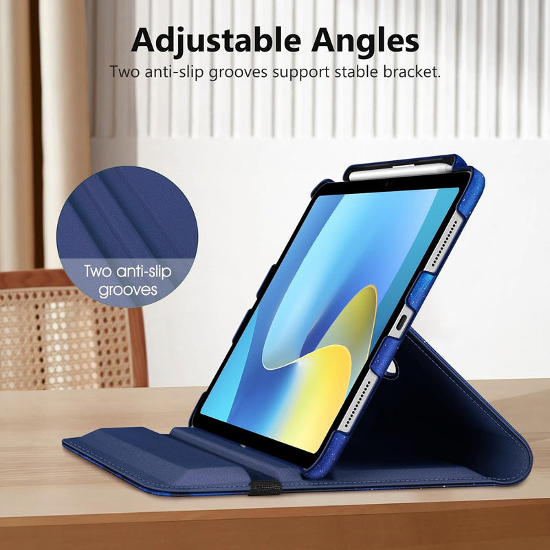 iPad Pro 11-inch 2024 (M4 chip) 360-Degree Swiveling Stand Case | Fintie