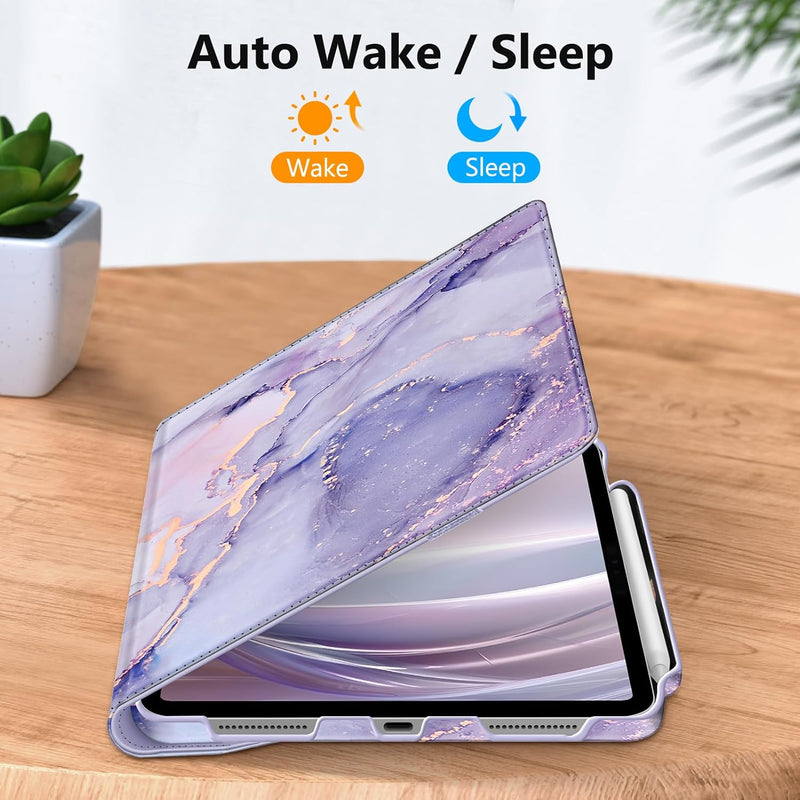 iPad Pro 11-inch 2024 (M4 chip) 360-Degree Swiveling Stand Case | Fintie