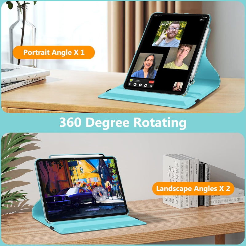 iPad Air 13-inch (M3/M2 chip) 360-Degree Rotating Case | Fintie