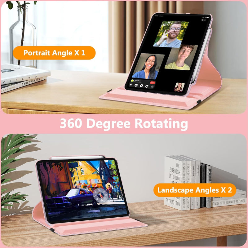 iPad Air 13-inch (M3/M2 chip) 360-Degree Rotating Case | Fintie
