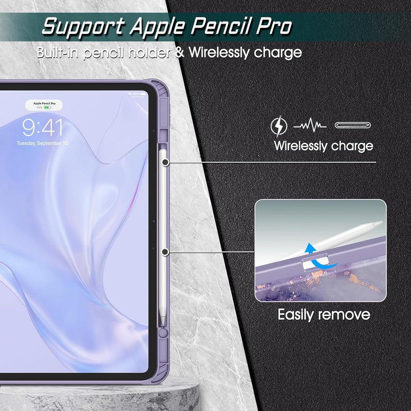ipad air 13 case with apple pencil pro holder