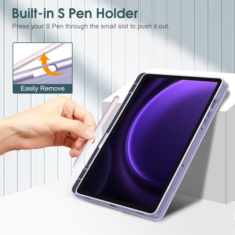 Galaxy Tab S10 FE 10.9" 2025/ Galaxy Tab S9 FE 10.9"/Tab S9 11" Slim Case with Soft TPU Back Cover | Fintie