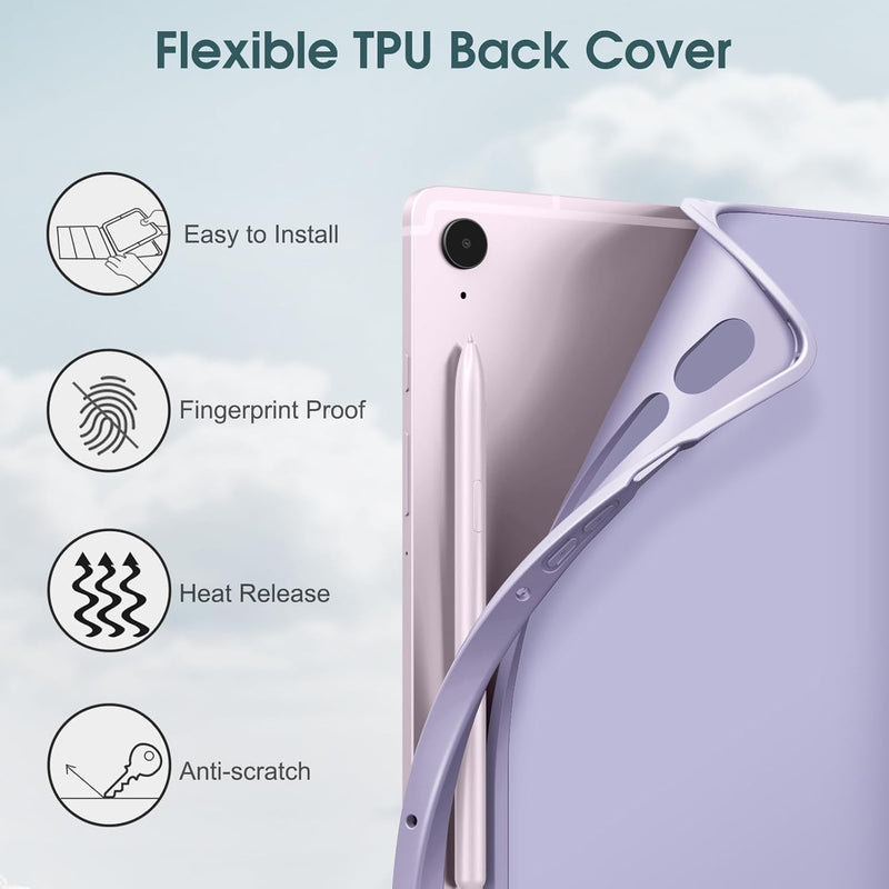 Galaxy Tab S10 FE 10.9" 2025/ Galaxy Tab S9 FE 10.9"/Tab S9 11" Slim Case with Soft TPU Back Cover | Fintie