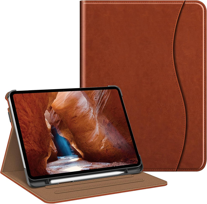 2024 ipad pro 11 case in vintage brown color