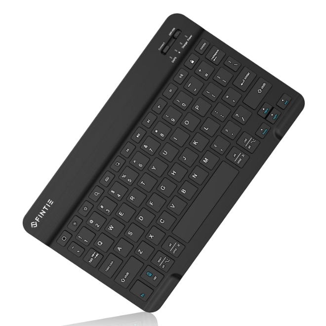 10-Inch Ultrathin Wireless Bluetooth Keyboard for iPad/iPhone/Android Tablets | Fintie