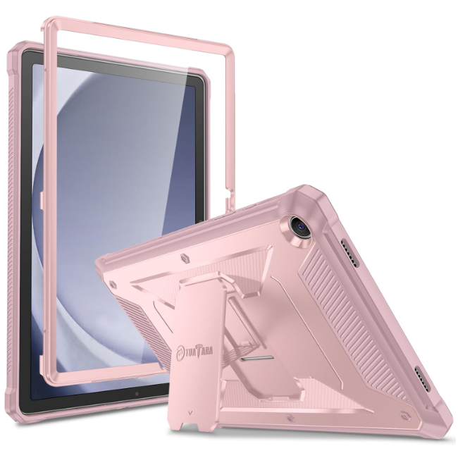 Galaxy Tab A9 Plus 11" Rugged Tuatara Kickstand Case w/ Screen Protector | Fintie