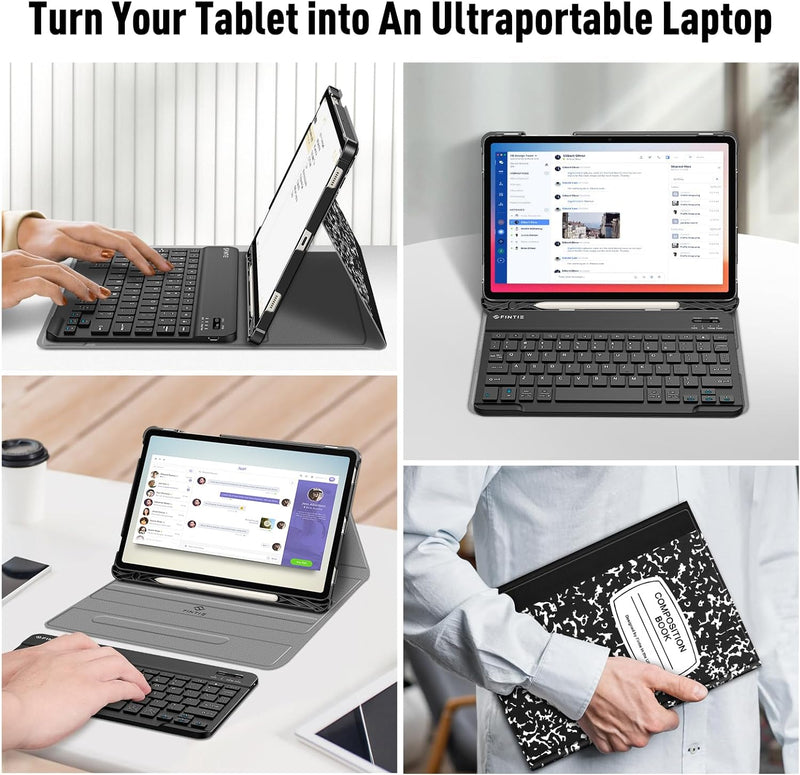 Galaxy Tab S9 11-inch Slim Case with Bluetooth Keyboard | Fintie