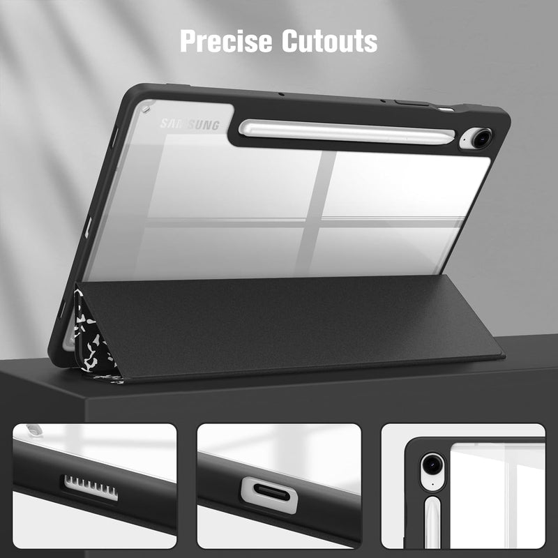 Galaxy Tab S10 FE/Tab S9 FE 10.9"/Tab S9 11" Hybrid Slim Case w/ Pencil Holder | Fintie
