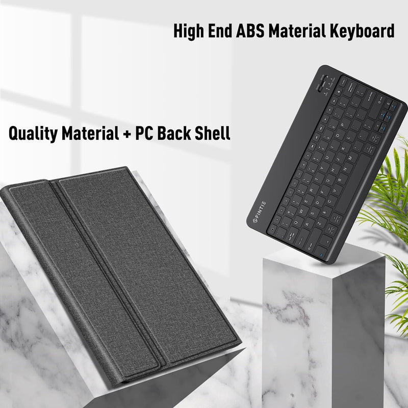Galaxy Tab S10 Plus (2024)/ Tab S9 Plus (2023) Keyboard Case w/ S Pen Holder | Fintie